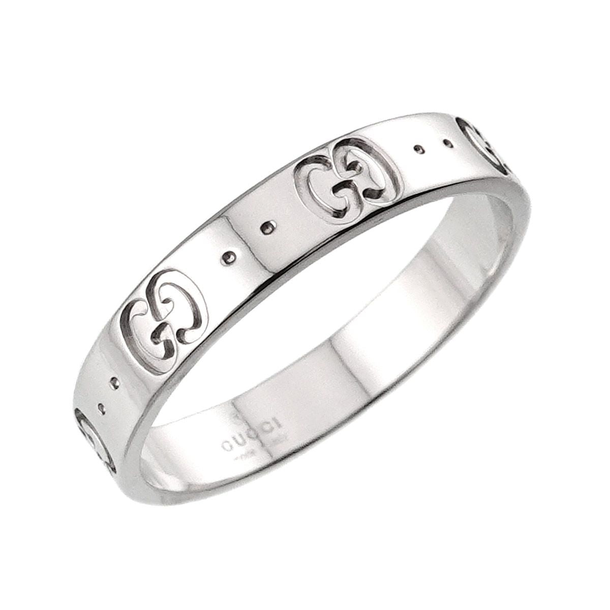 Gucci Icon Ring 18k WG White Gold 750 — view 5