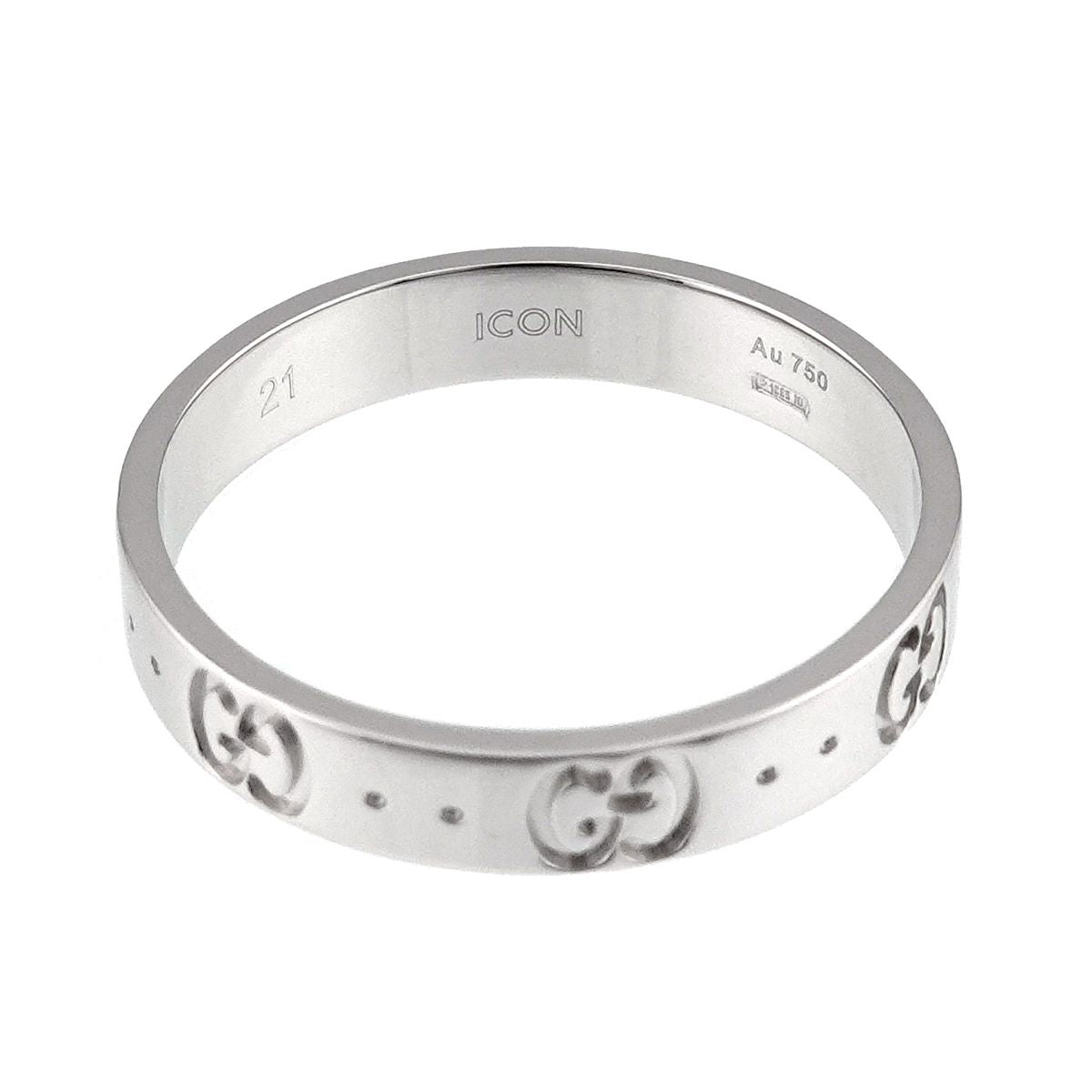 Gucci Icon Ring 18k WG White Gold 750 — view 4
