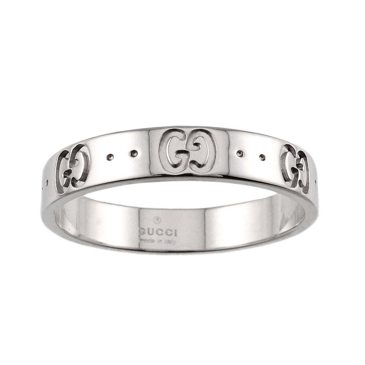 Gucci Icon Ring 18k WG White Gold 750 — view 2