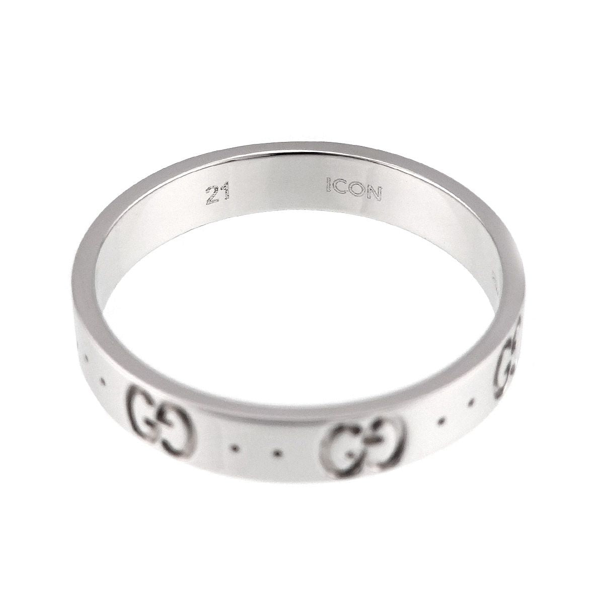 Gucci Icon Ring 18k WG White Gold 750 — view 4