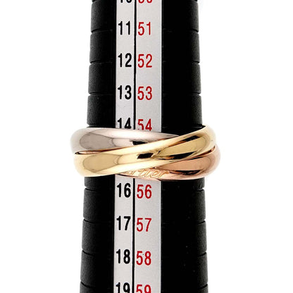 Cartier Trinity MM 55 Ring 18k YG WG PG Consecutive Suri Gold 750 — view 6