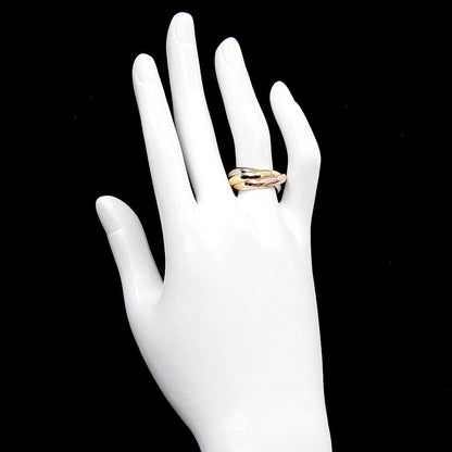 Cartier Trinity MM 55 Ring 18k YG WG PG Consecutive Suri Gold 750 — view 7