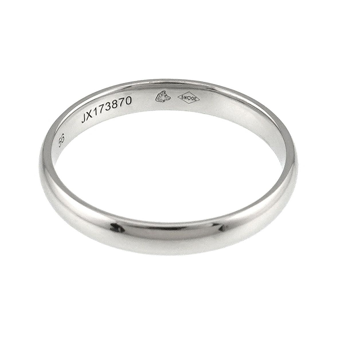 Van Cleef & Arpels Tendrement 56 Ring Width mm Pt Platinum — view 4