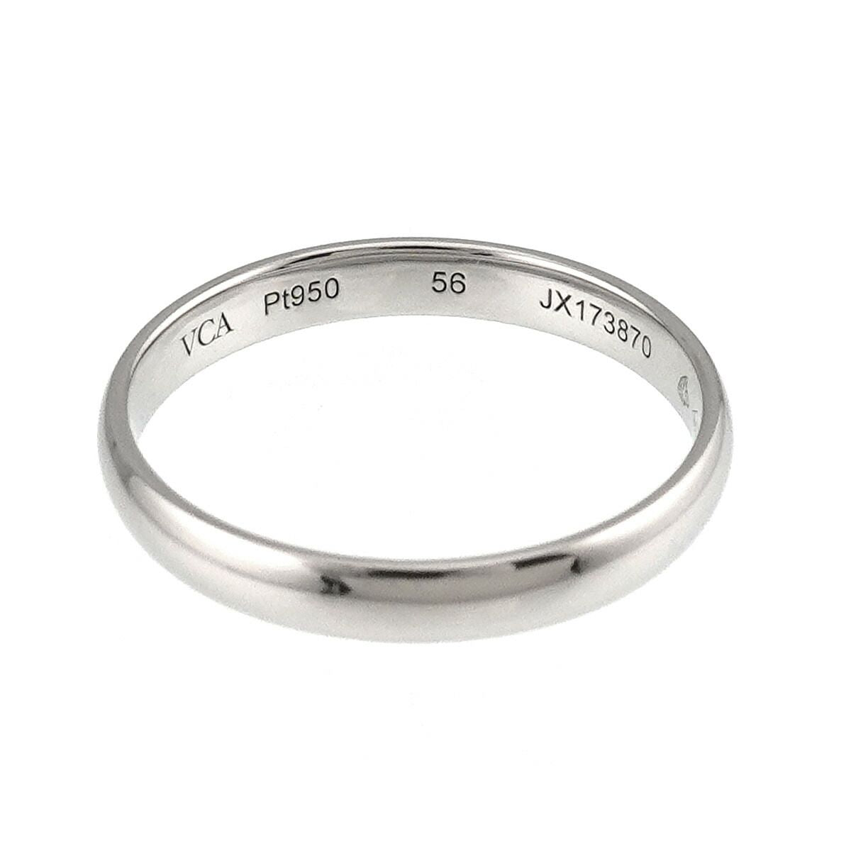 Van Cleef & Arpels Tendrement 56 Ring Width mm Pt Platinum — view 3