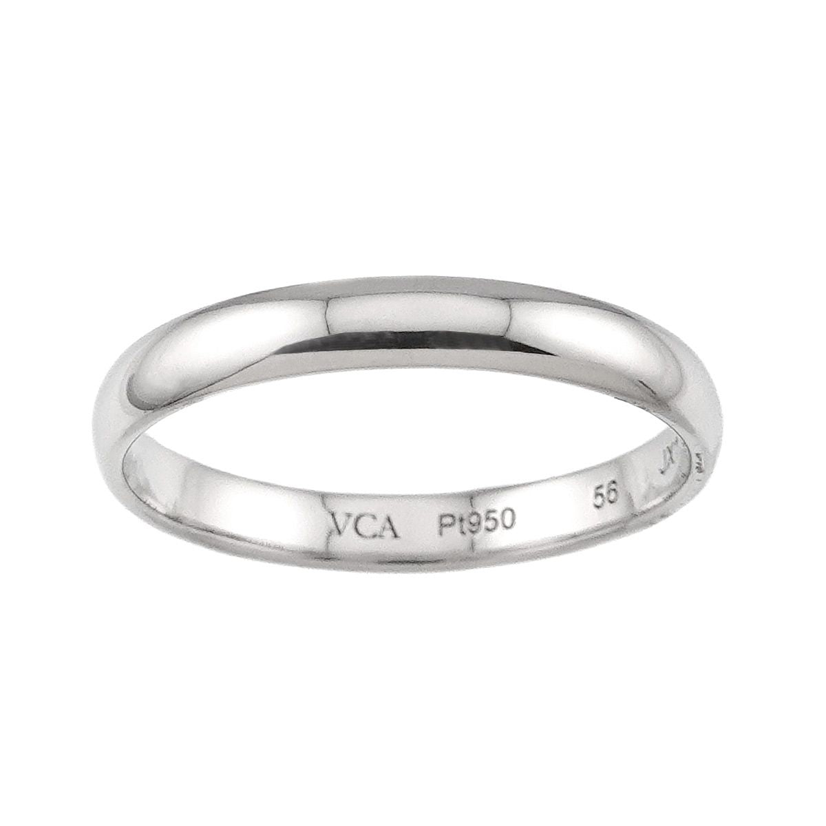 Van Cleef & Arpels Tendrement 56 Ring Width mm Pt Platinum — view 2