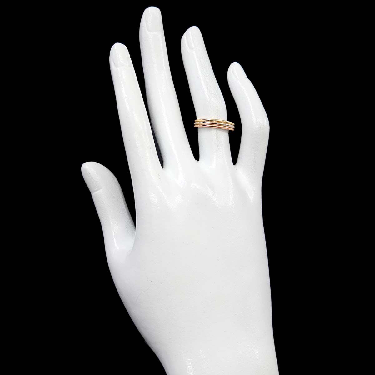 Cartier Vendome 50 Ring 18k YG WG PG Suri Gold Colors 750 — view 7