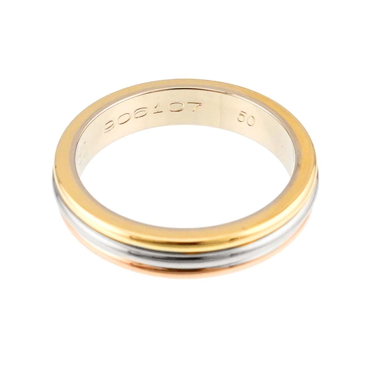 Cartier Vendome 50 Ring 18k YG WG PG Suri Gold Colors 750 — view 4