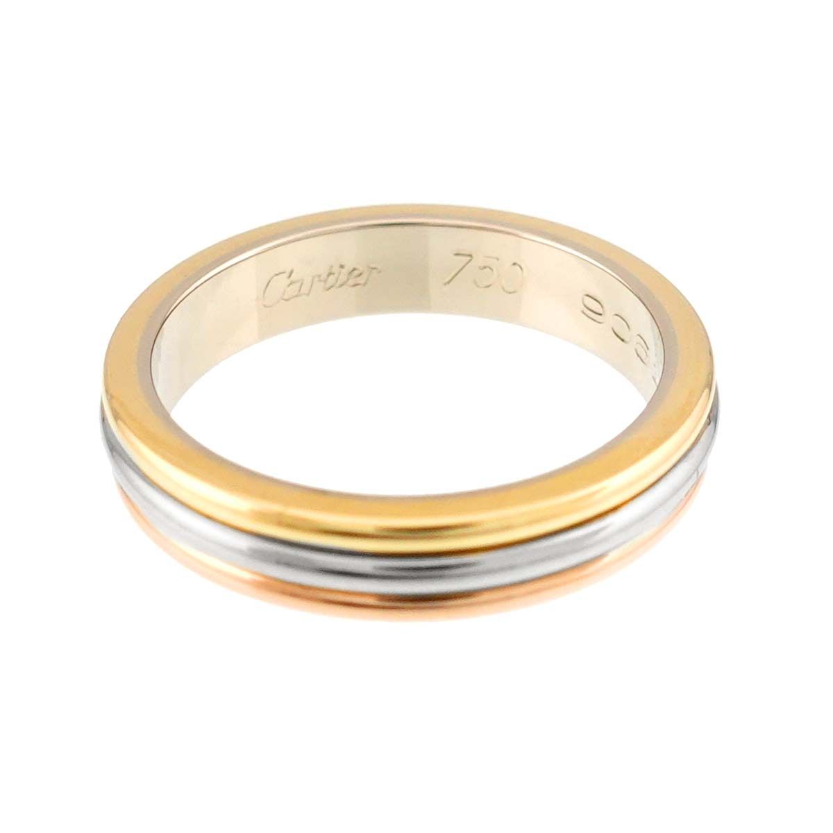 Cartier Vendome 50 Ring 18k YG WG PG Suri Gold Colors 750 — view 3