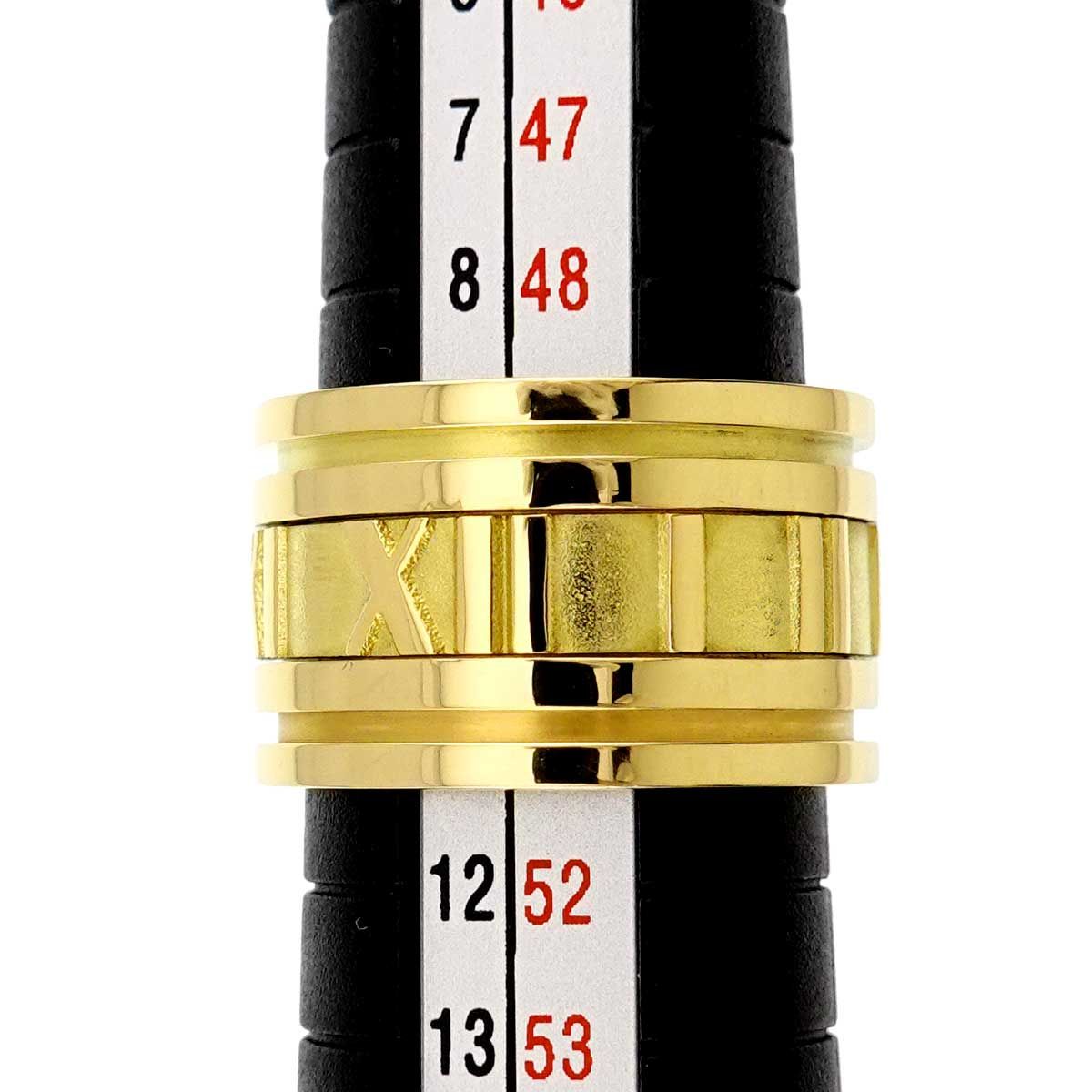 Tiffany & Co Atlas Wide Ring 18k YG Yellow Gold 750 — view 7