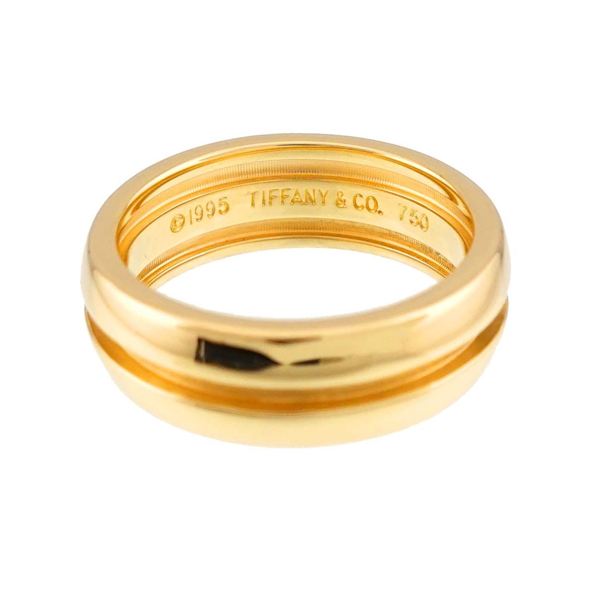 Tiffany & Co Atlas Group Ring 18k YG Yellow Gold — view 3