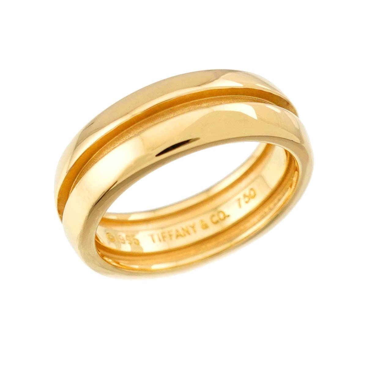 Tiffany & Co Atlas Group Ring 18k YG Yellow Gold — view 4