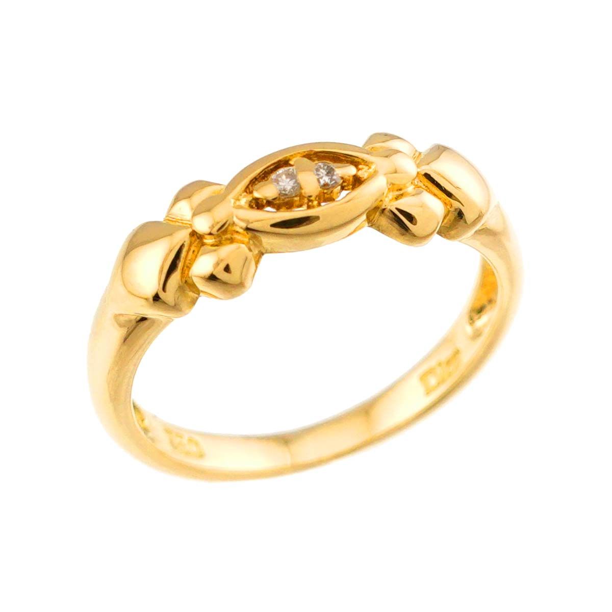 Dior Ring Diamond 18k YG Yellow Gold 750 CD — view 5