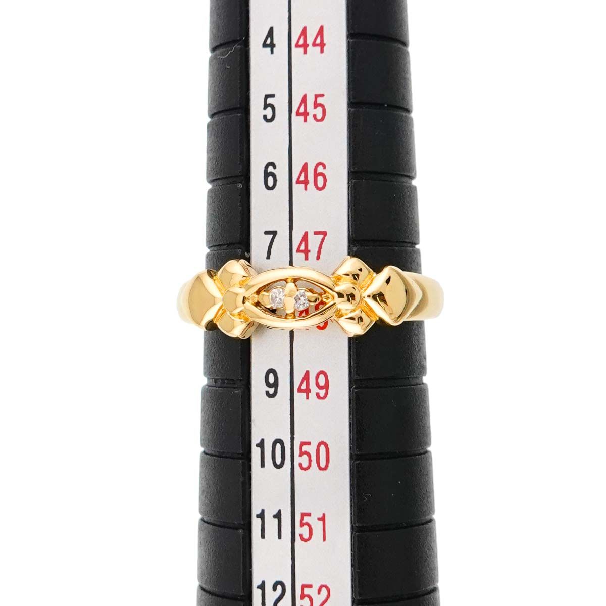 Dior Ring Diamond 18k YG Yellow Gold 750 CD — view 6