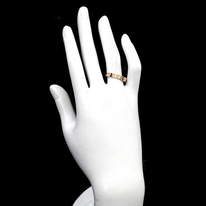 Cartier Mini Love 56 Ring 18k PG Pink Gold 750 Certificate — view 6