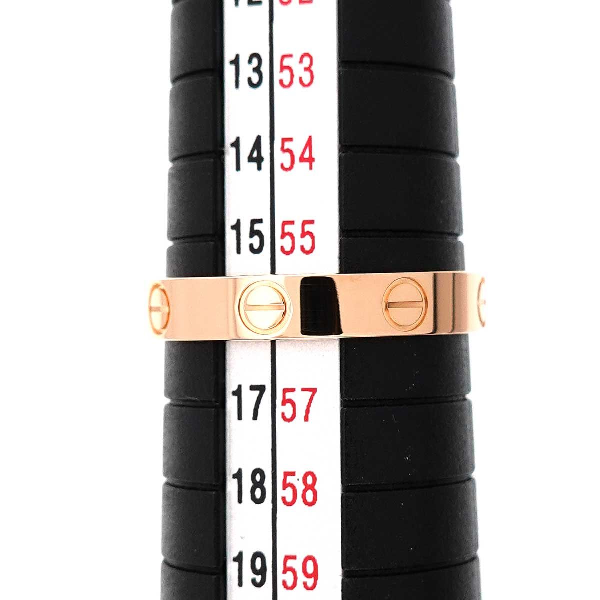 Cartier Mini Love 56 Ring 18k PG Pink Gold 750 Certificate — view 5