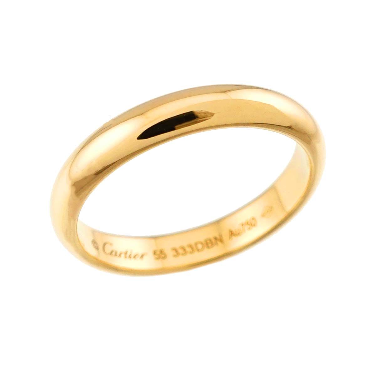 Cartier Classic Band 55 Ring Width mm 18k YG 750 — view 4
