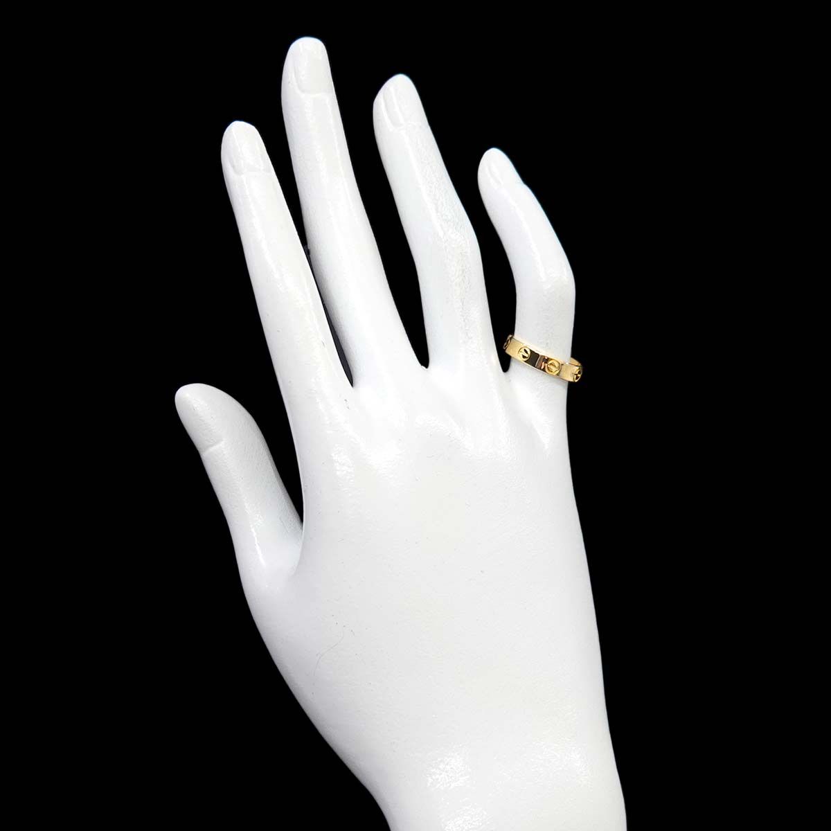 Cartier Mini Love 49 Ring 18k YG Yellow Gold 750 — view 6