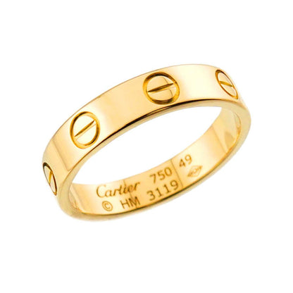 Cartier Mini Love 49 Ring 18k YG Yellow Gold 750 — view 4