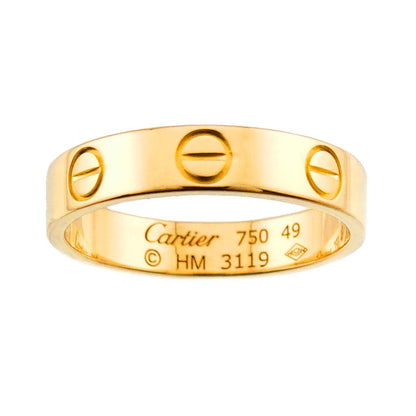 Cartier Mini Love 49 Ring 18k YG Yellow Gold 750 — view 2