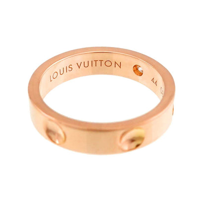Louis Vuitton Alliance Empreinte Ring Diamond 18k PG Pink Gold — view 3