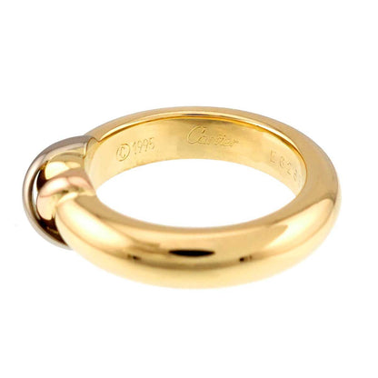 Cartier Red 51 Ring 18k YG WG PG Suri Gold Trinity — view 3