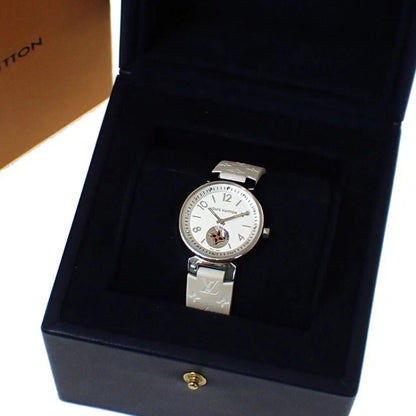 Louis Vuitton Tambour Moon Star PM Watch White