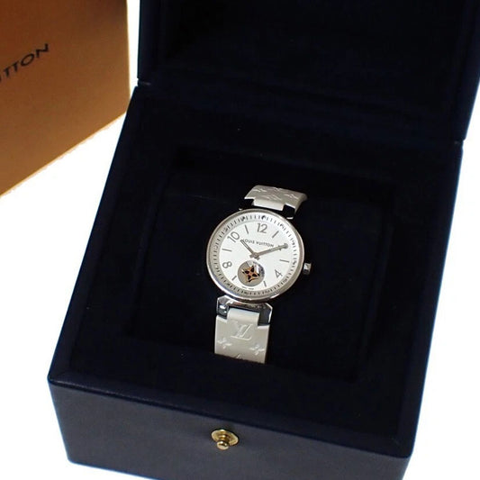 Louis Vuitton Tambour Moon Star PM Watch White