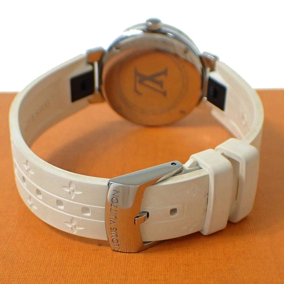 Louis Vuitton Tambour Moon Star PM Watch White — view 8