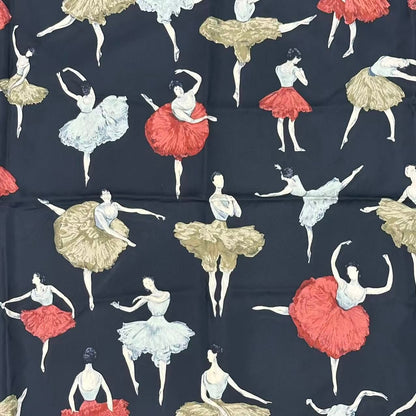 Hermes Carre 90 Scarf Silk la Dance Ballet Dancer Ballerina Black — view 6