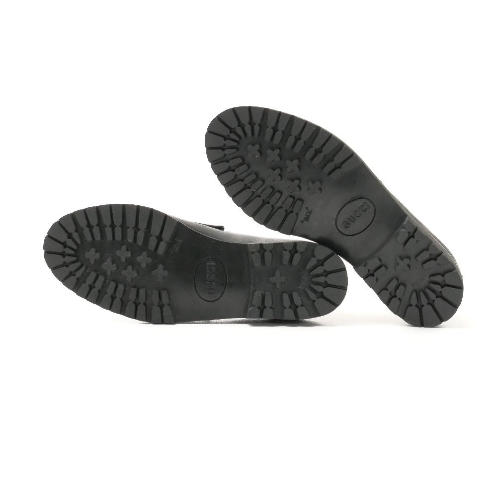 Gucci Loafers 34.5 C Horsebit Leather Shoes — view 7