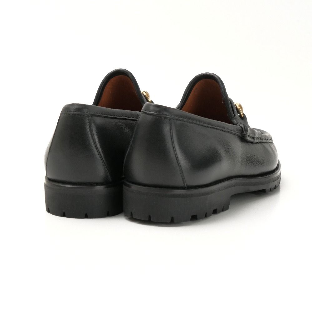 Gucci Loafers 34.5 C Horsebit Leather Shoes — view 3