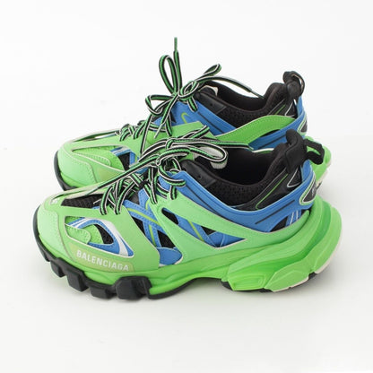 Balenciaga Leather Sneakers Green — view 3