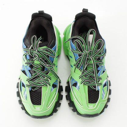 Balenciaga Leather Sneakers Green — view 2