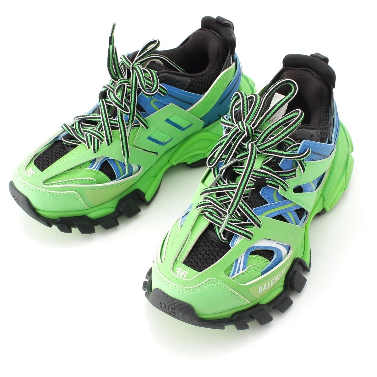 Balenciaga Leather Sneakers Green
