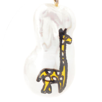 Bottega Veneta Animal Pearl Earrings White — view 4