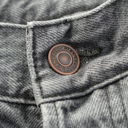 Celine Wesley Jeans Gray Barre Wash Denim Pants 34 — view 7
