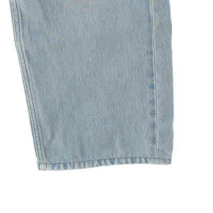 Saint Laurent Mid Straight Baggy Jeans Ice Wash Denim Pants Michigan Blue 32 — view 5