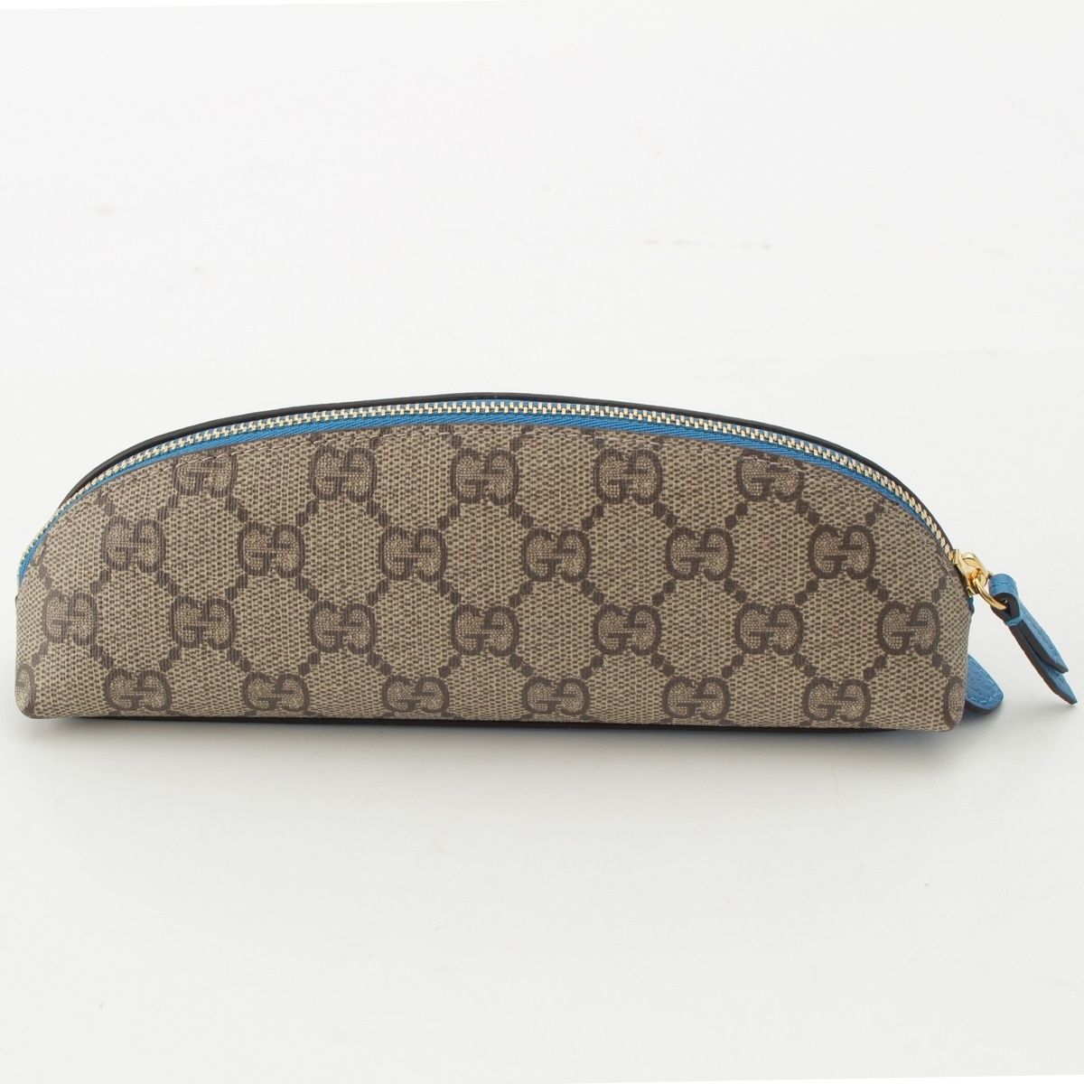 Gucci Disney GG Supreme Donald Duck Pen Case Stationery Beige Blue — view 4
