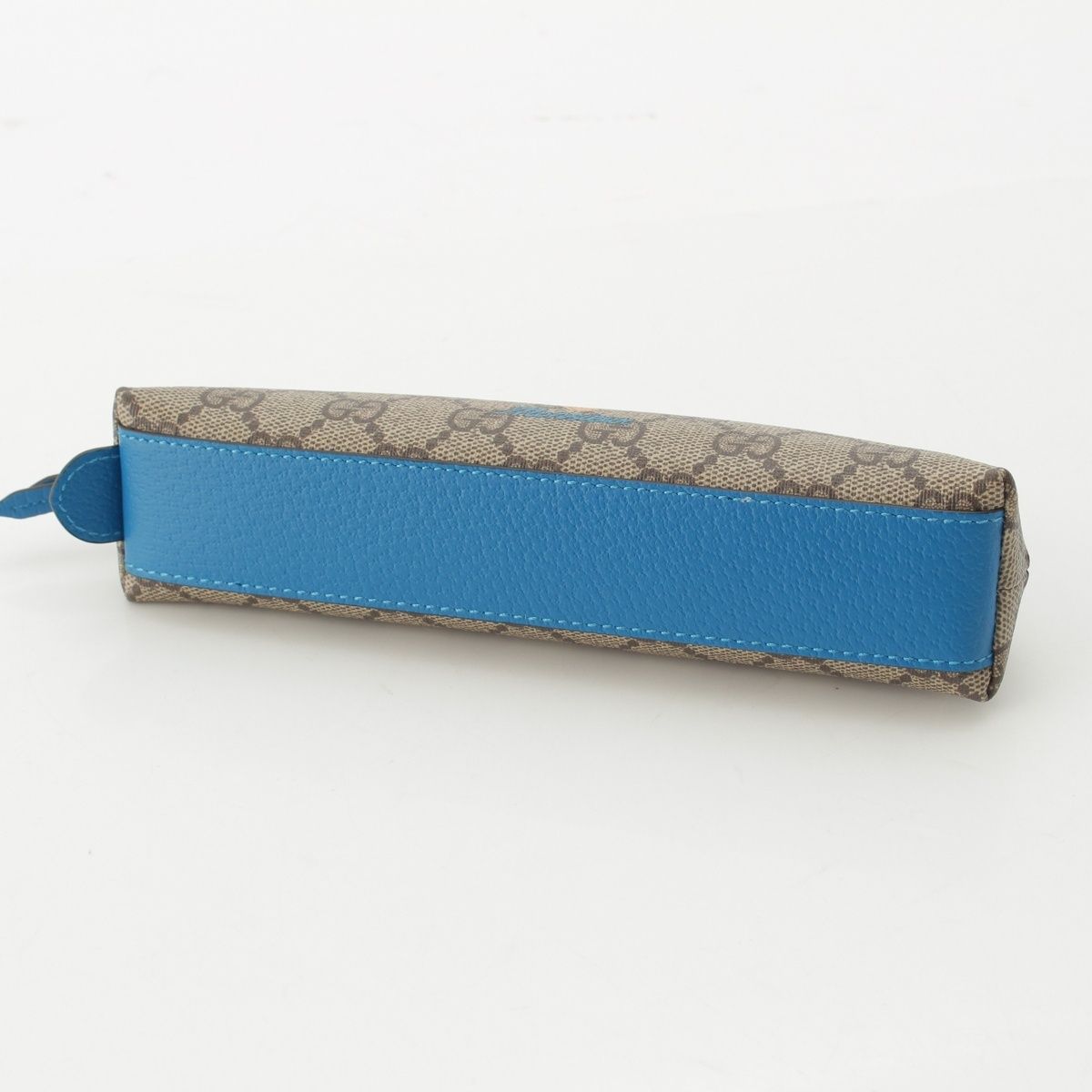 Gucci Disney GG Supreme Donald Duck Pen Case Stationery Beige Blue — view 5