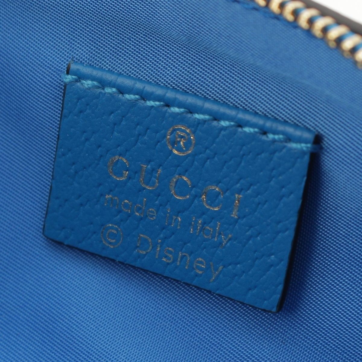 Gucci Disney GG Supreme Donald Duck Pen Case Stationery Beige Blue — view 7