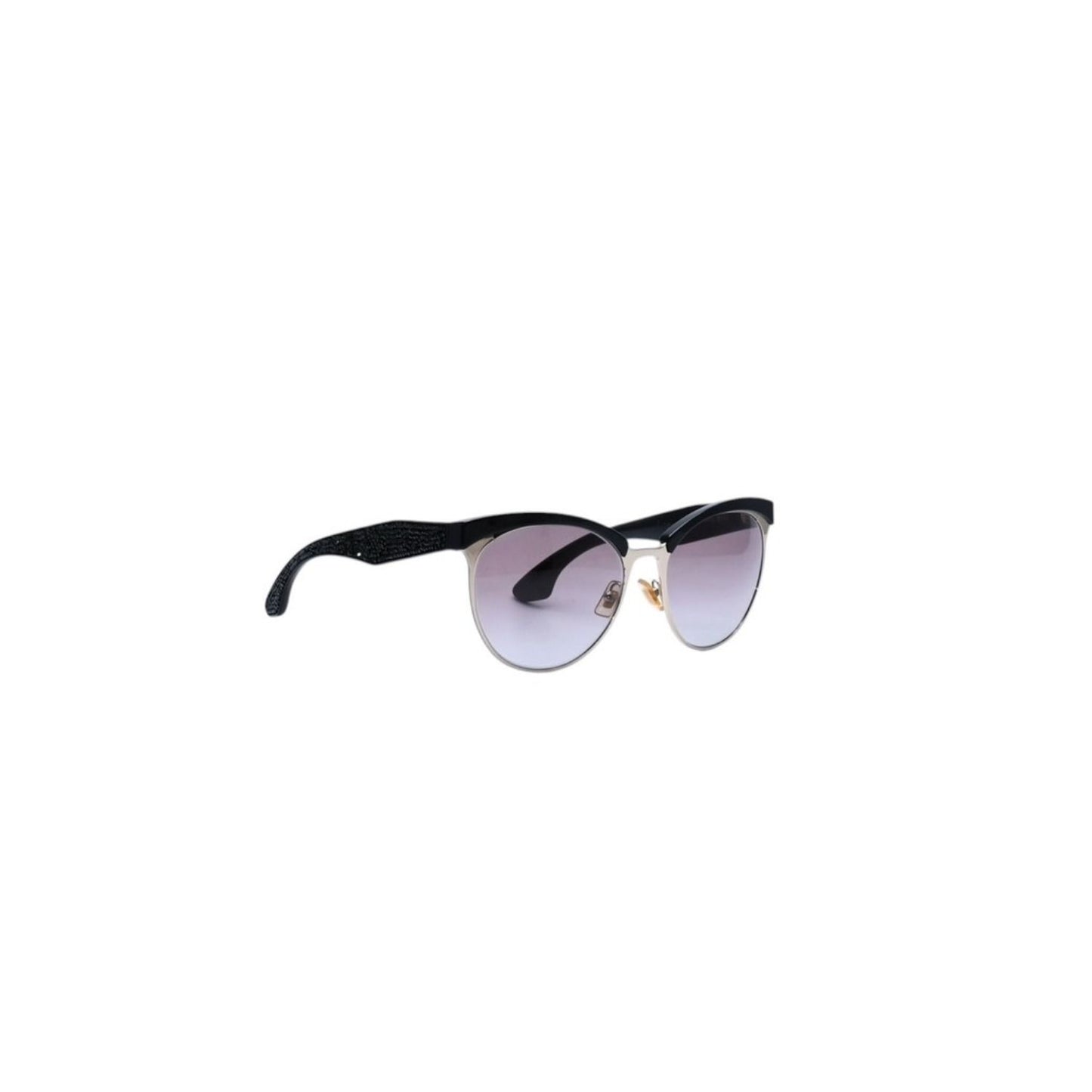 Miu Miu Cat Eye Sunglasses Eyewear Rhinestone Black — view 4