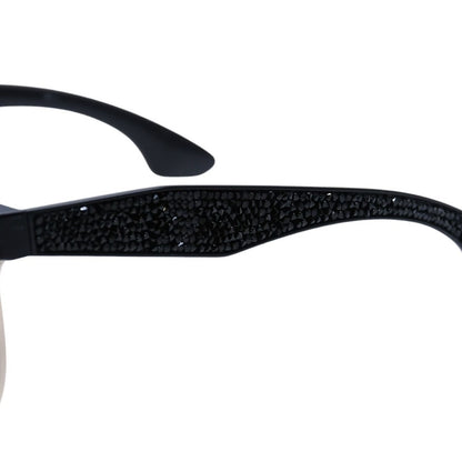 Miu Miu Cat Eye Sunglasses Eyewear Rhinestone Black — view 7