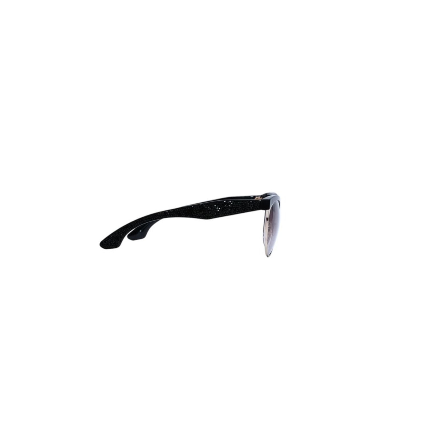 Miu Miu Cat Eye Sunglasses Eyewear Rhinestone Black — view 5