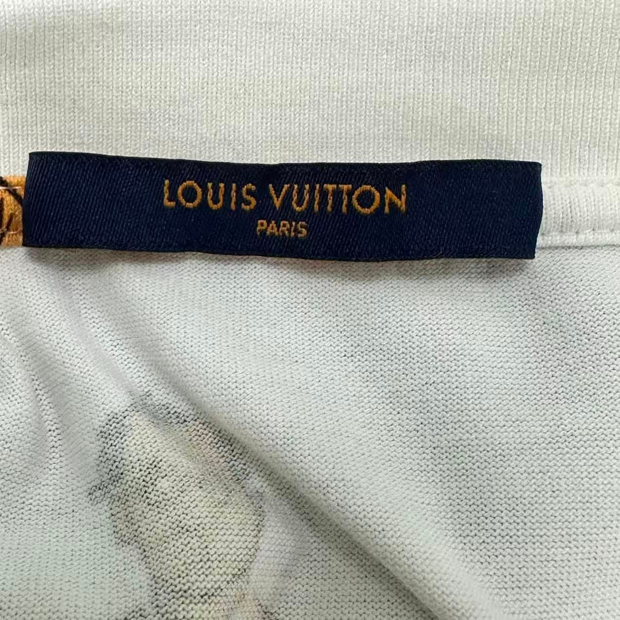 Louis Vuitton Top New Walkers Varsial Cotton T-Shirt White 44 — view 4