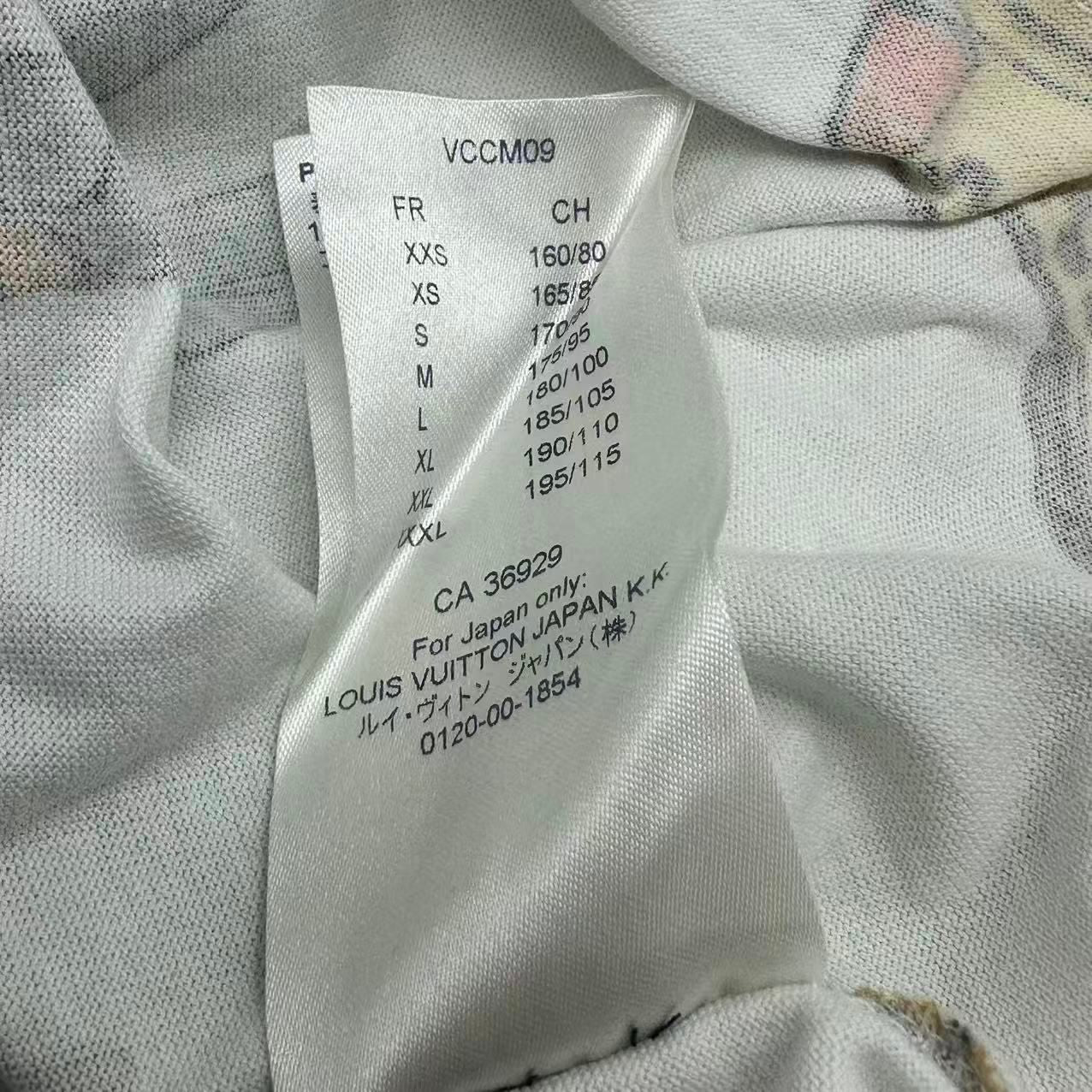 Louis Vuitton Top New Walkers Varsial Cotton T-Shirt White 44 — view 5