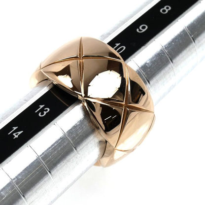 Chanel 18k Pink Gold Coco Crush Large Ring — view 6