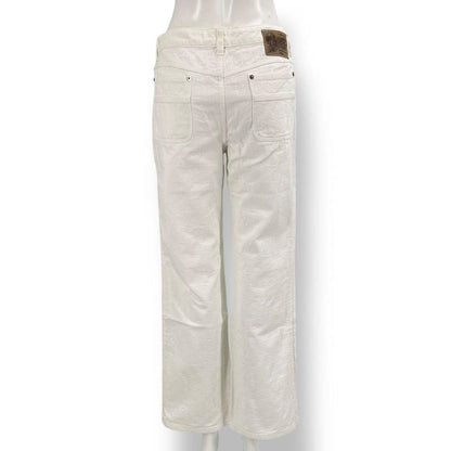 Louis Vuitton Monogram Denim Pants 42 White — view 2