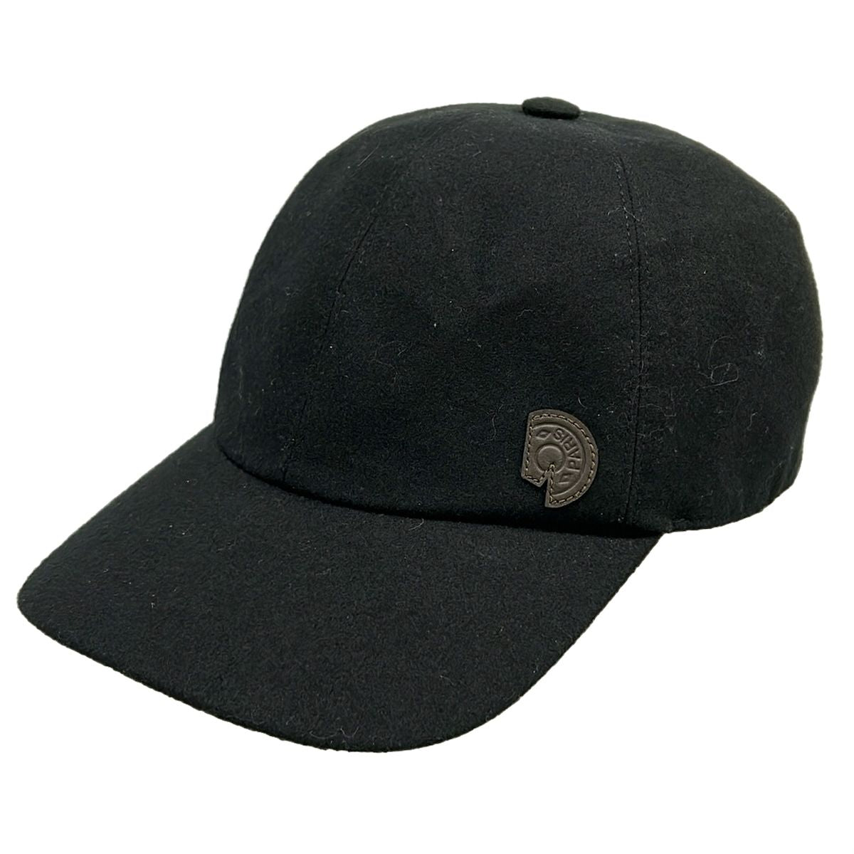 Hermes Cap 61 Black Wool