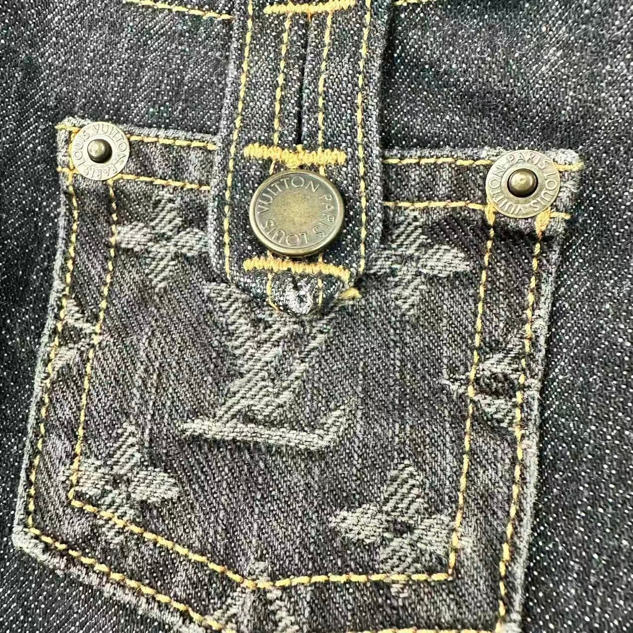 Louis Vuitton Monogram Denim Pants 38 — view 6