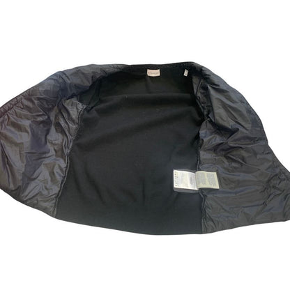 Moncler Cardigan Tricot Knit Contrast Down Jacket M Black — view 3